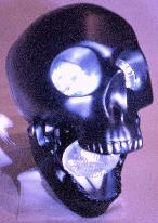 SKULL HEADLIGHT, BLACK SKULL HEADLIGHT. MOTORCYCLES LIGHTS