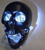 SKULL HEADLIHGT BLACK, MOTORCYLCES HEADLIGHTS