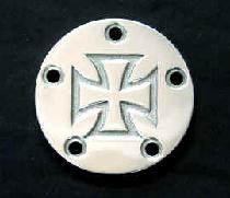 IRON CROSS TIMER COVER FIT TWIN CAM
