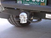 HITCH COVER, SKULL HITCH COVER